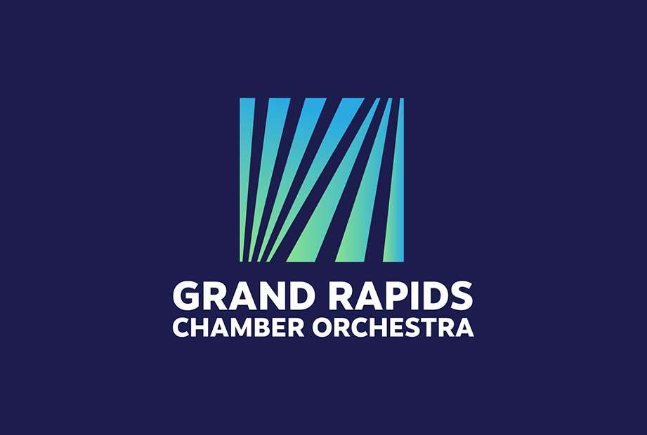 grand rapids chamber orchestra logo design