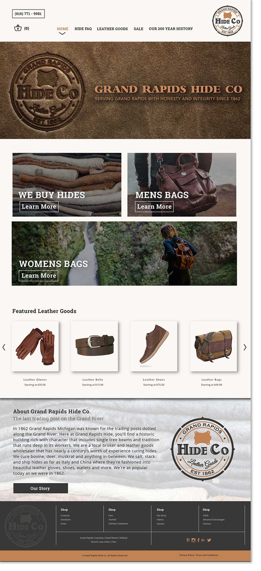 grand rapids hide website design and development