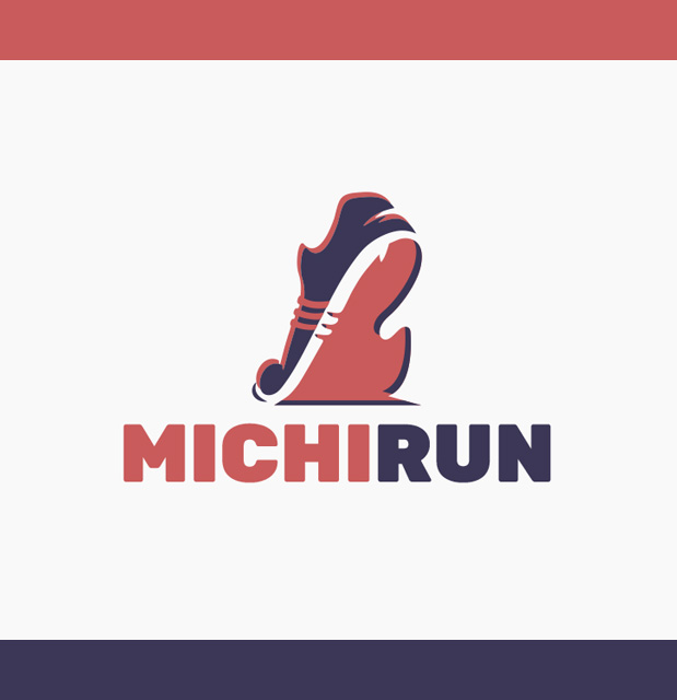logo design of state of michigan in shape of shoe